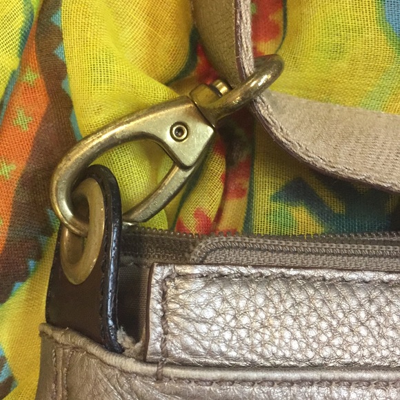 Fossil leather pewter purse - Picture 12 of 13